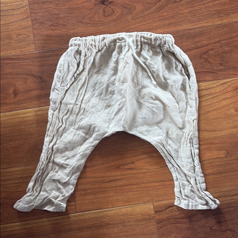 Kids Casual Cream Pants
